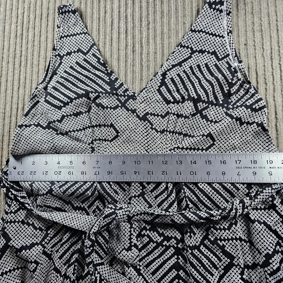 BEL KAZAN Anthropologie Black & White Sleeveless MAXI Dress S - Picture 5 of 8